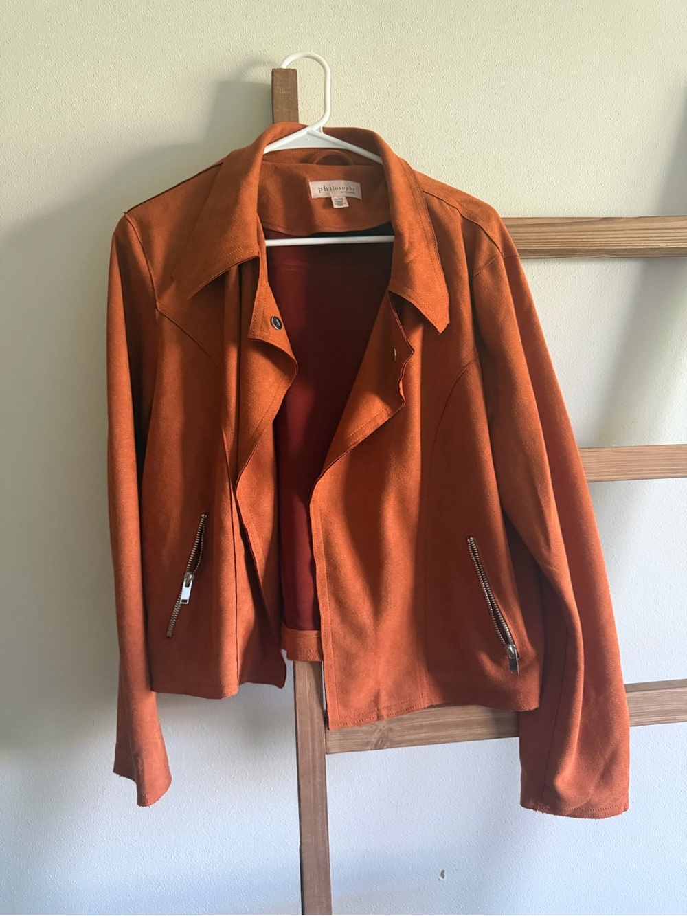 Philosophy XL Faux suede women’s jacket